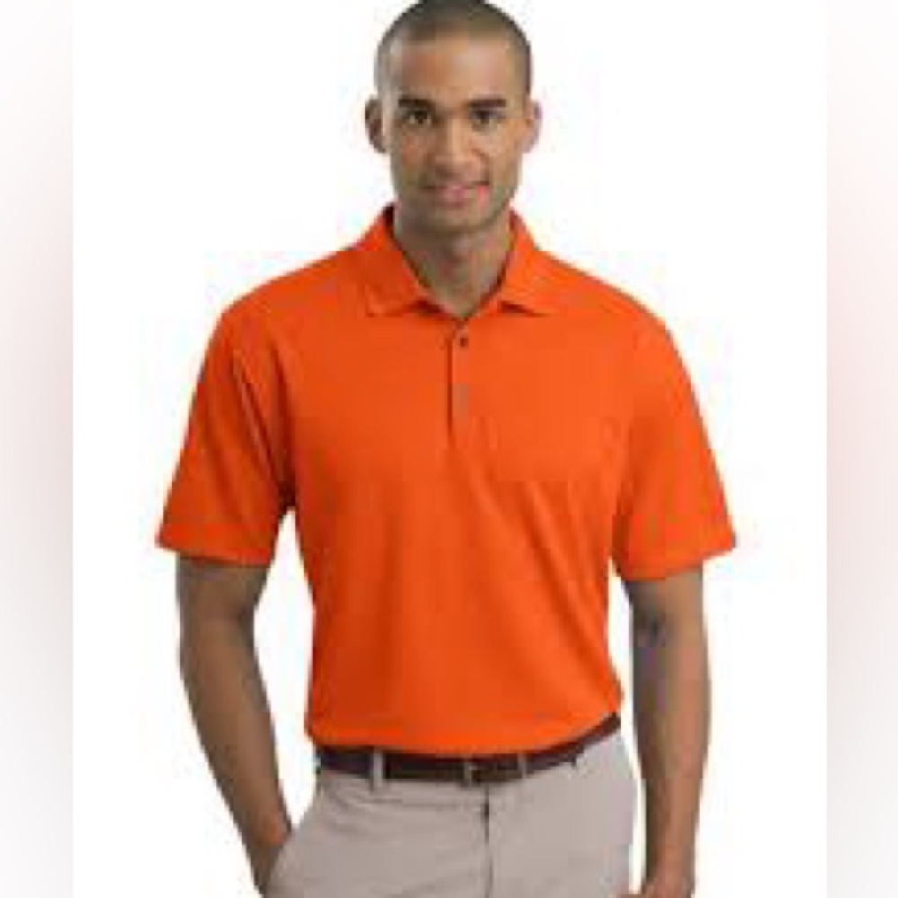 ⛳ Nike Golf Dri-FIT Orange Polo Shirt Men’s XXL Short Sleeve Performance
